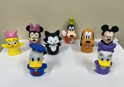 Lot Of Disney Jr Mickey Mouse Clubhouse Finger Puppets Bath Toys Cake Toppers • $6.99