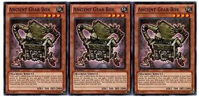 Yugioh- 3X Ancient Gear Box - Common - 1st Edition - PRIO-EN032 - Near Mint • $5.99
