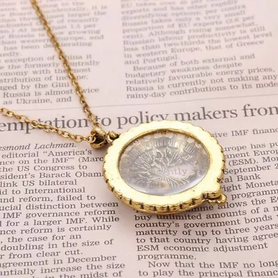 Exaggerated Life Tree Magnifying Glass Pendant Necklace Personality Necklace • £6.06