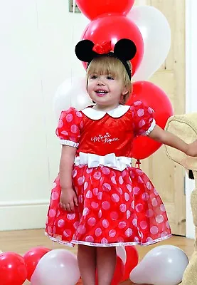 £21.59 • Buy Fancy Dress Costume ~ Disney Baby Minnie Mouse Age 3-24 Months