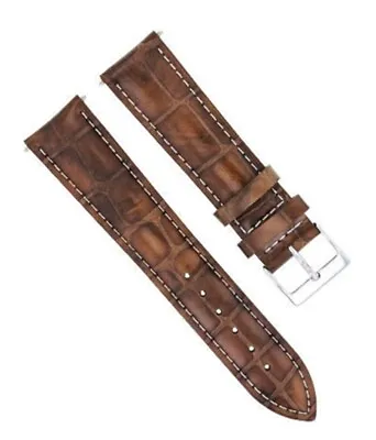 21mm Leather Watch Band Strap For Seiko Sportura Scjc043 Snp055 Light Brown Ws • £17.47