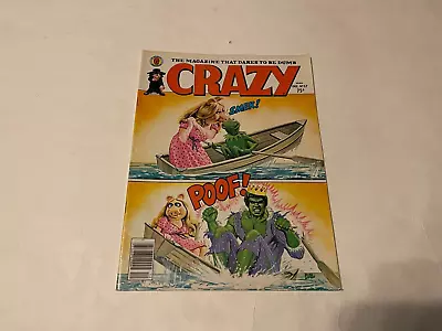 Crazy Magazine December 1979 #57 Hulk And Mrs. Piggy Cover • $14.04