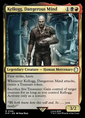 X1 Kellogg Dangerous Mind R MTG Universes Beyond: Fallout M/NM English • $1.94