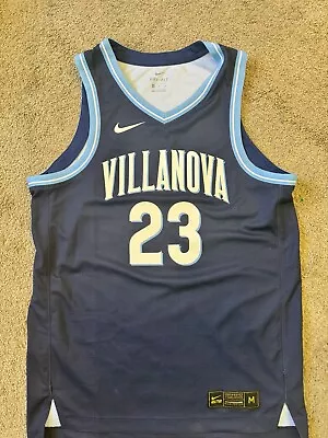 Nike Elite Villanova Dri Fit Navy Basketball Jersey Men’s Medium NCAA • $50