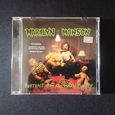 Marilyn Manson Portrait Of An American Family Cd Rare Argentinian Release 1997 • $29.87