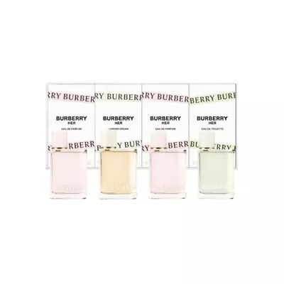 Burberry Her 4 Piece Mini Fragrance Set 4 X 5mL • $99