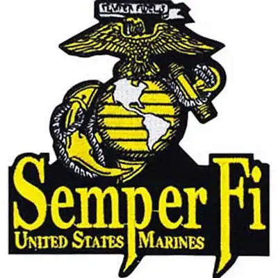 Usmc Marine Corps Semper Fi Patch Eagle Globe Anchor Ega Fidelis Devil Dog • $8.98