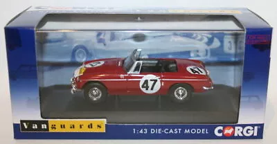 Vanguards 1/43 Scale Diecast VA10710 - MGB 1966 Marathon De La Route Winner #47 • $55.98