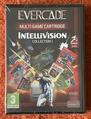 Evercade 21 - Intellivision Collection 1 - MULTIGAME CARTRIDGE - New And Sealed • £19.99