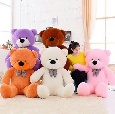 £13.19 • Buy Huge Giant Plush Soft Cotton Toy Teddy Bear Big Stuffed Animal Gift 60-120cm.