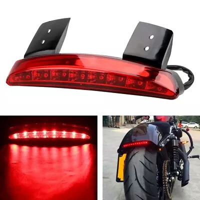 Red Led Motorcycle Rear Fender Edge LED Turn Signal Brake Tail Light Lamp • $10.99