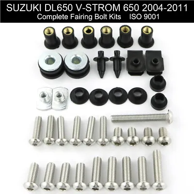 Fairing Cowling Bolts Screws Kit Nuts Fit For Suzuki DL650 V-Strom 650 2004-2011 • $23.54