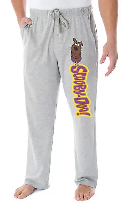 Scooby Doo Men's Scooby Head Cartoon Script Logo Sleep Lounge Pajama Pants • $29.99