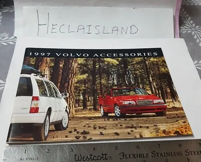 1997 Volvo Accessories Canadian Sales Dealer Brochure 850&960 Series Sedan Wagon • $4.99
