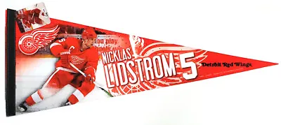 NICKLAS LIDSTROM Detroit Red Wings Premium Felt NHL Limited-Edition/2009 PENNANT • $26.99