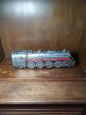 Vintage Battery Operated Tin Toy Central Choo Choo Railway Train Not Tested • $20