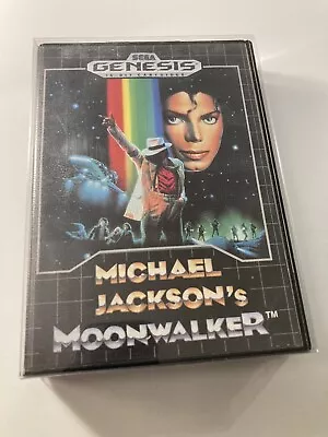 Michael Jackson's Moonwalker - Sega Genesis 1990 Complete CIB Game Manual Box ! • $149.99