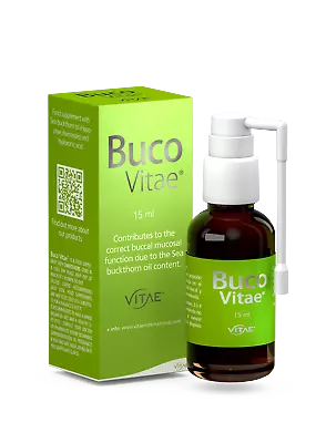 Vitae Buco Vitae 15ml Buccal Mucosal Sea Buckthorn Oil Herbal • £16.50