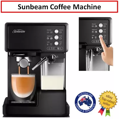 Sunbeam Coffee Machine Espresso Cappuccino Maker Barista Tamper Milk Frother • $209