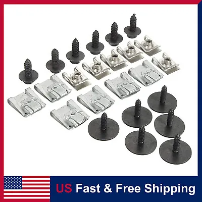 Engine Undertray Splashguard Fasteners Clips Screws For Mercedes Benz C E CLS  • $13.55