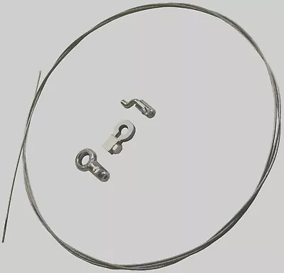 £7.59 • Buy Replacement Throttle Clutch Cable With 3 X Cable Ends Bicycle Mower 2mm X 2.5 M
