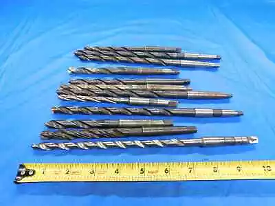 Lot Of Hss Twist Drill Bits Sizes Around 15/32  With Morse Taper #1 Shanks .4687 • $119.99