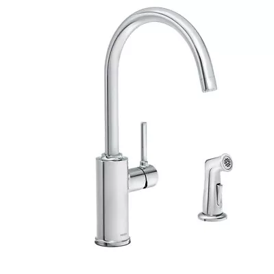 Moen Sombra Kitchen Faucet And Side Sprayer - Sleek And Functional • $59.99