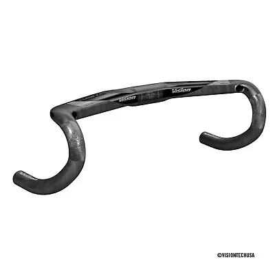 VISION Trimax Carbon Aero Road Drop Flat Carbon Bicycle Handlebar Hidden Routing • $285