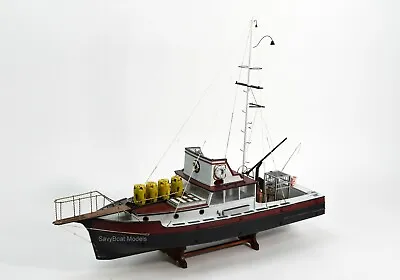 The ORCA From The Movie “JAWS” Wooden Fishing Boat Model 35  RC Ready • $1800