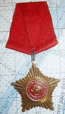 VIET CONG MEDAL - MILITARY EXPLOIT ORDER - VC - Combat Ops - Vietnam War - G.543 • $108.33