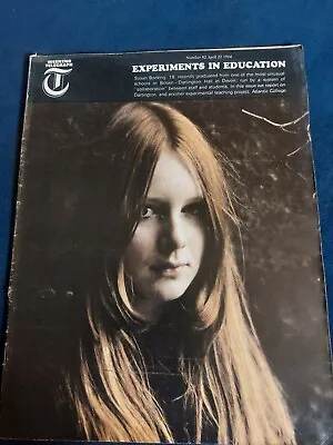 Vintage OBSERVER Magazine 22 APRIL 1966 Dartington Hall School Julie Christie 55 • £18