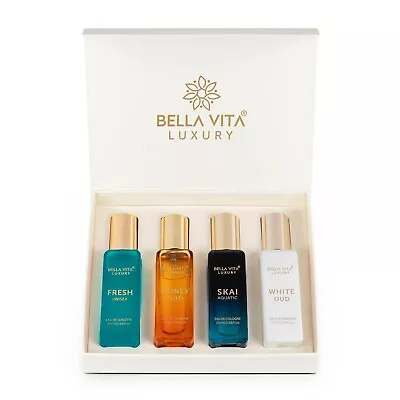 Bella Vita Luxury Unisex Eau De Parfum Gift Set 4 X 20ml For Men & Women Giftset • $22.69