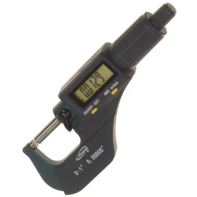 Digital Electronic Outside Micrometer High Precision 0-1 /0.00005  X-Large LCD • $39.95