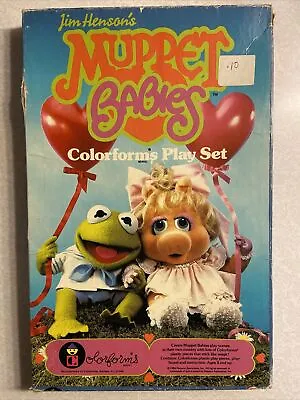 Vintage 1984 Jim Henson's Muppet Babies Colorforms Play Set #677 • $18.99