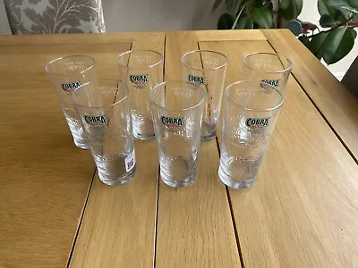 7 X Cobra Half Pint Glasses Excellent Condition. • £20