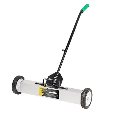 24 Inch Magnetic Floor Sweeper Roller Pick Up Tool Broom Metal Scrap Cleaner UK • £39.99