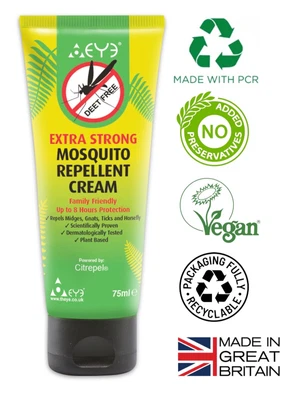 £8.99 • Buy THEYE Extra Strong Natural Insect Repellent /Mosquito Repellent/Midge Cream 75ml