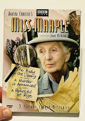 Agatha Christie's Miss Marple - 3 Three Feature Length Mysteries BN 3 DVD Set • $18.98