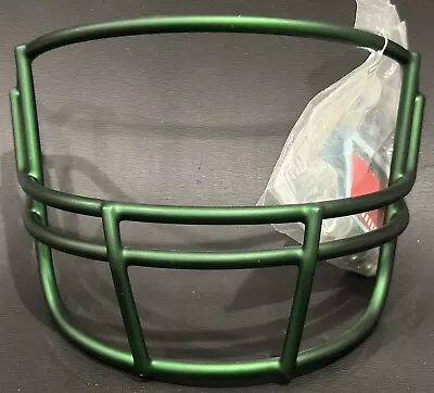 Sateen Chrome Green Schutt OPO Super Pro Football Helmet Facemask • $44.99