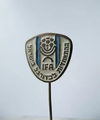 Vintage Israel Football Association IFA Soccer Enameled Lapel Pin / Badge • $7.28