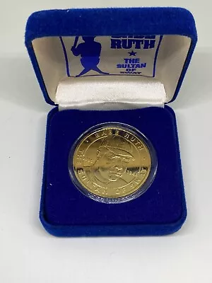 Babe Ruth 1895-1948 -  The Sultan Of Swat  - 1994 Liberian Dollar Coin W/ Box • $19.99