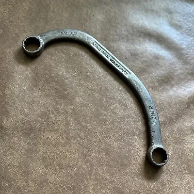 Vintage King Dick 5/8 A/f - 9/16 Af Half Moon Ring Spanner Made In England • $30