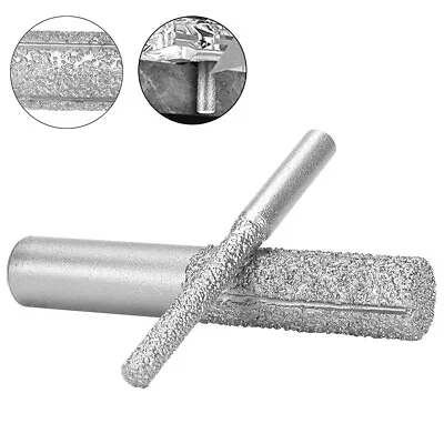 $4.75 • Buy Router Bit Diamond Straight Brazed Cutter Vacuum Bits Profile Wheel For Stone