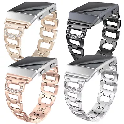 OZ For Fitbit Ionic Watch Stainless Steel Clasp Wrist Band Bracelet Replacement • $17.99