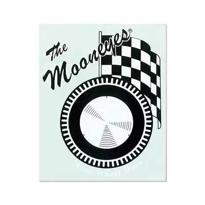 Mooneyes Disc Sticker  3.5 By 4.5 Inch • $9.99