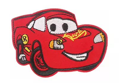 CARS - DISNEY PIXAR - RED - LIGHTNING McQUEEN - Embroidered Iron On Patch • $4.95