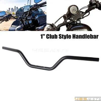 1  25MM Handlebar Handle Fat Bar For Harley Dyna Motocross Motorcycle Off Road • $91.99