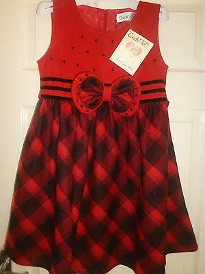 Free P&p Designer Couche Tot Faux Wool Red Dress Hat 5/6 Years • £29.99