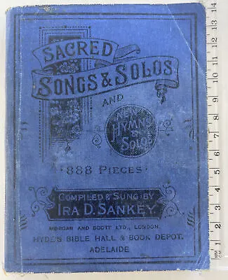 Sacred Songs And Solos By Ira D Sankey Vintage Edition? Paperback • £44.39