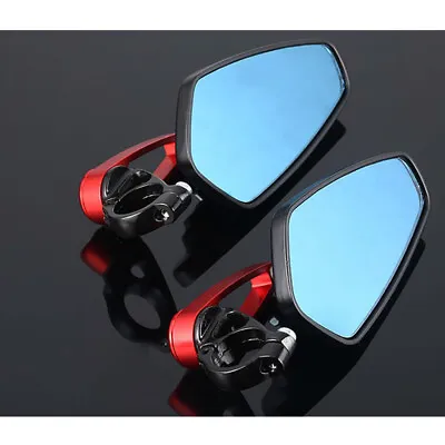 Universal CNC Motorcycle Rearview Side Mirrors For Suzuki Kawasaki Honda Yamaha • $23.90